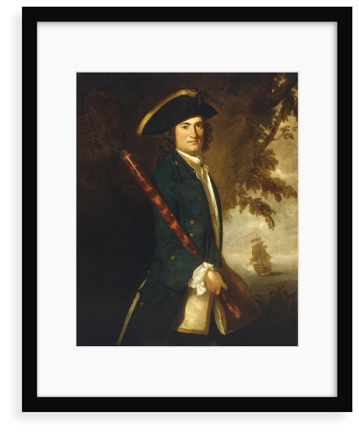 Portrait of a naval lieutenant by Joshua Reynolds