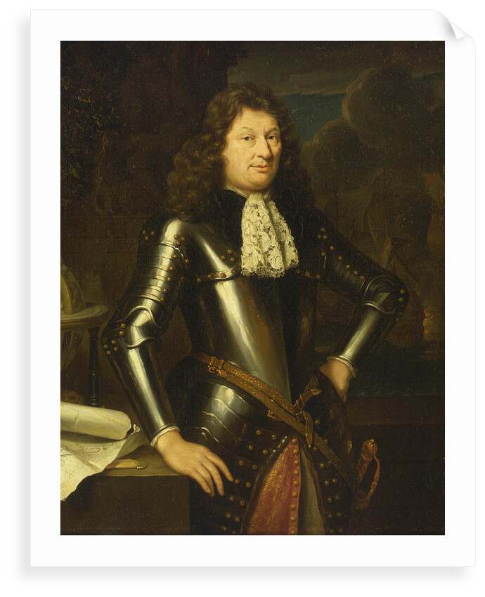 Portrait of a naval officer by unknown