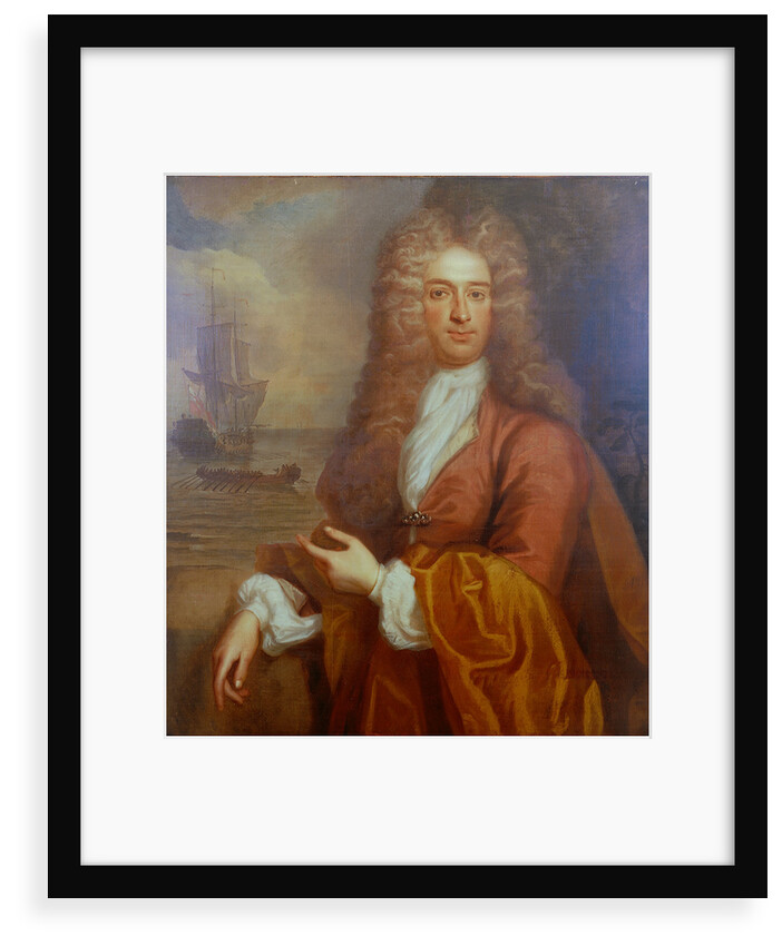 Portrait of a naval officer by unknown