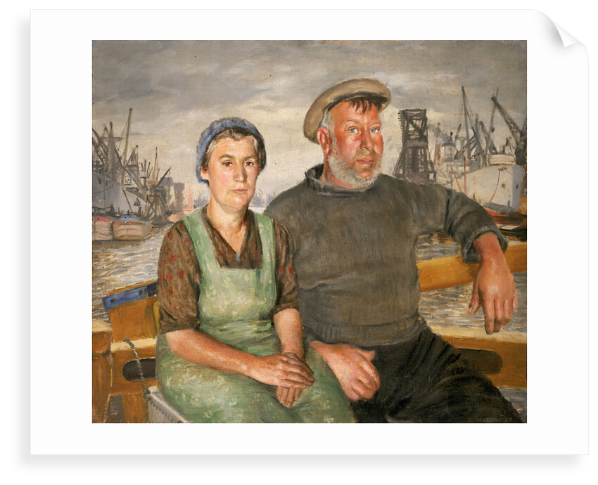 Big Ben the Bargee by Bernard Hailstone