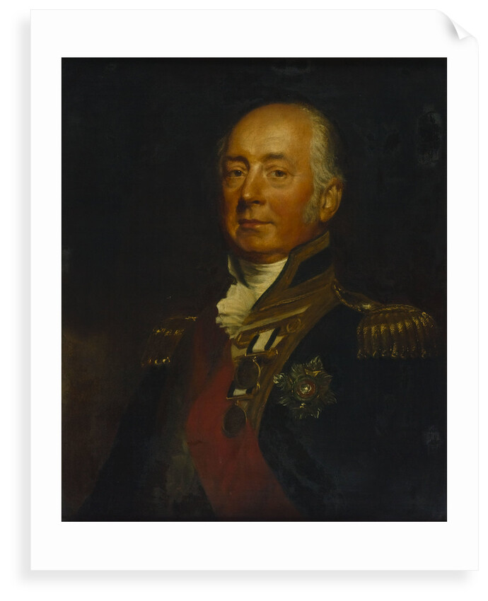 Vice-Admiral Sir James de Saumarez, 1st Baron de Saumarez (1757-1836) by Samuel Lane
