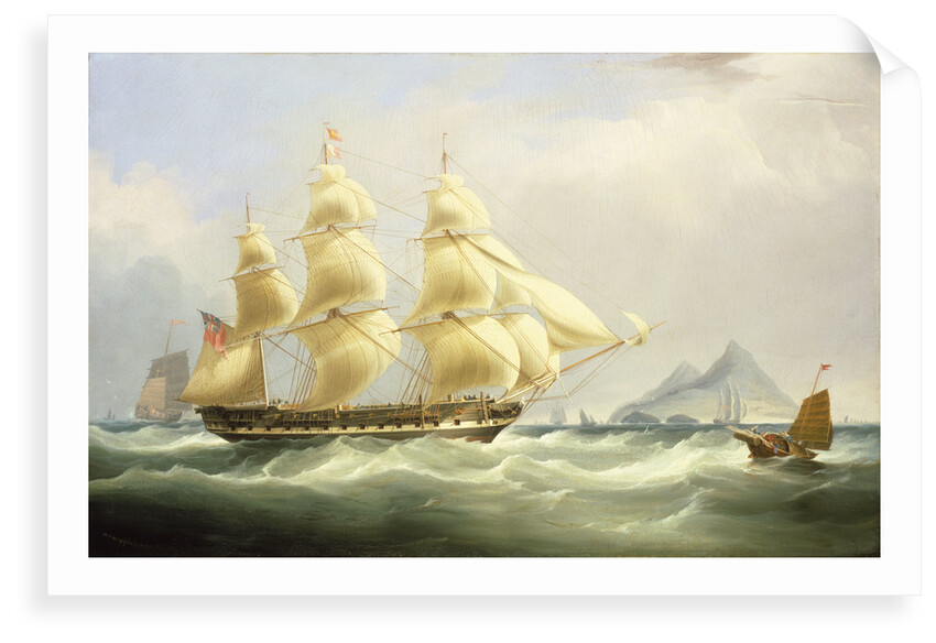 The East Indiaman 'Asia' by William John Huggins