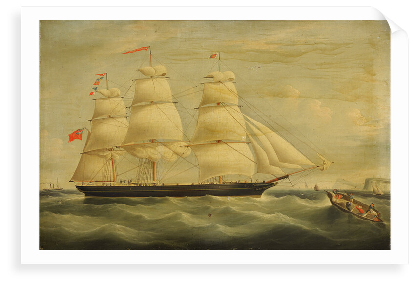 The clipper 'Christopher Newton' by Richard Ball Spencer
