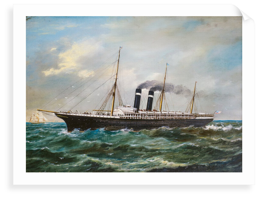 The steamship 'City of New York' (1888) by H. McKlown