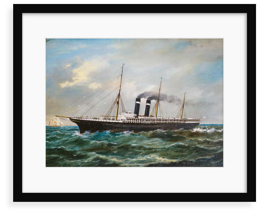 The steamship 'City of New York' (1888) by H. McKlown