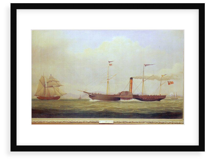 The paddle steamer 'Commodore' by William Clark
