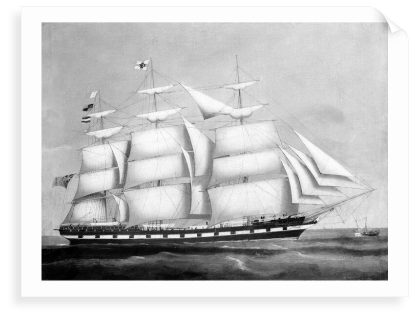 The ship 'Corona' by British School
