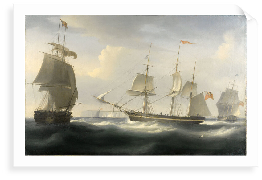 The ship 'Delaford' by William John Huggins