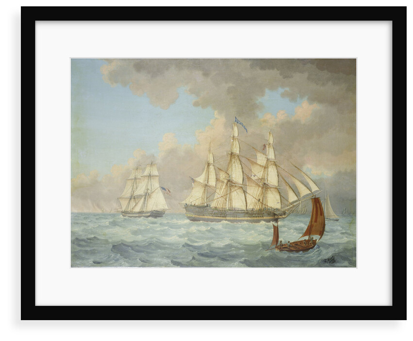 The East Indiaman 'East Indian' by Thomas Binks