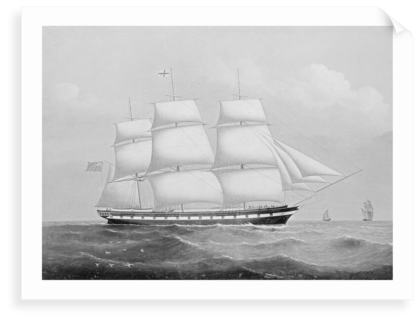 The ship 'Ellenborough' by Unknown