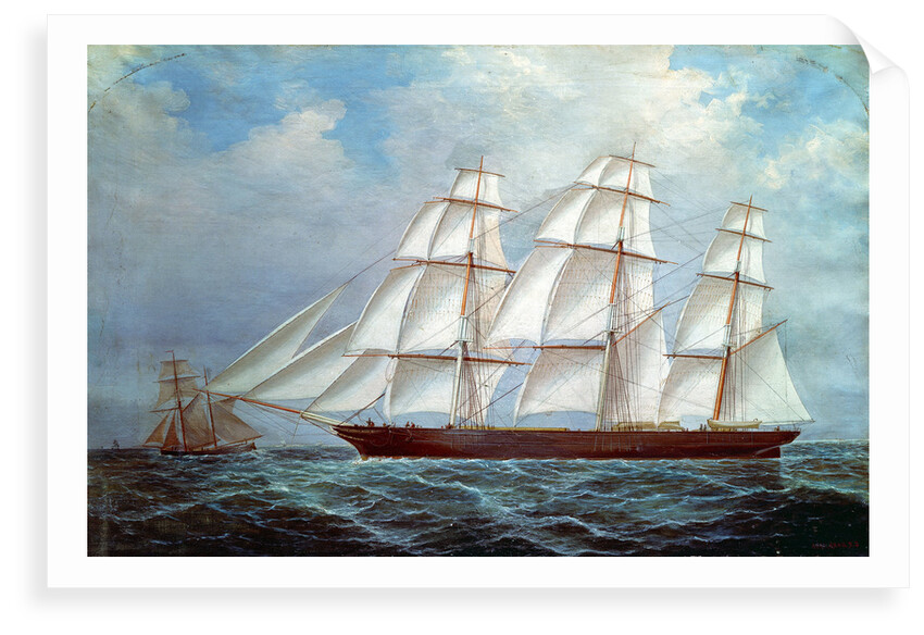 The clipper 'Ellen Rodger' by GR Barr