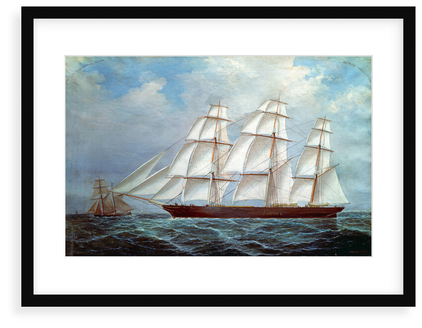 The clipper 'Ellen Rodger' by GR Barr