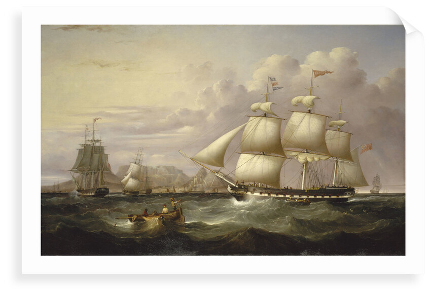 The Indiaman 'Euphrates' by Samuel Walters