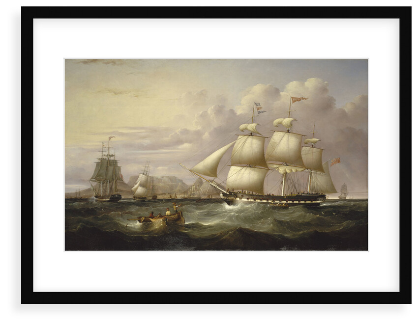 The Indiaman 'Euphrates' by Samuel Walters