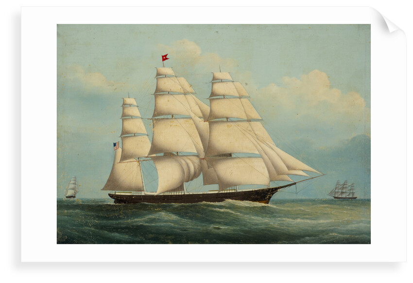 The clipper Flying Cloud by American School
