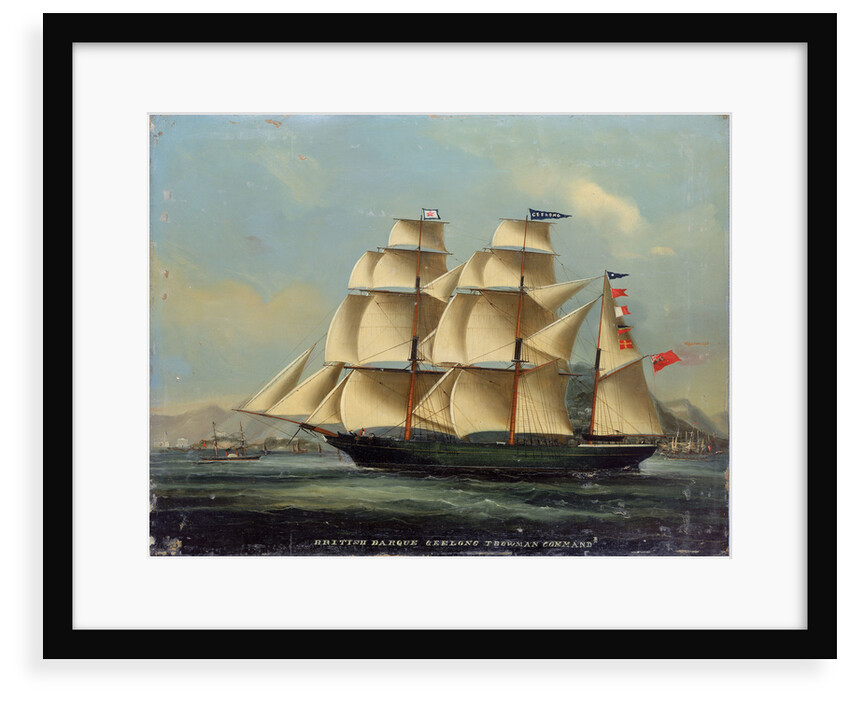 The barque 'Geelong' by Chinese School