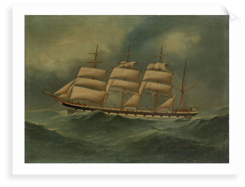View of Cei Newydd in Wales by W. Edgar