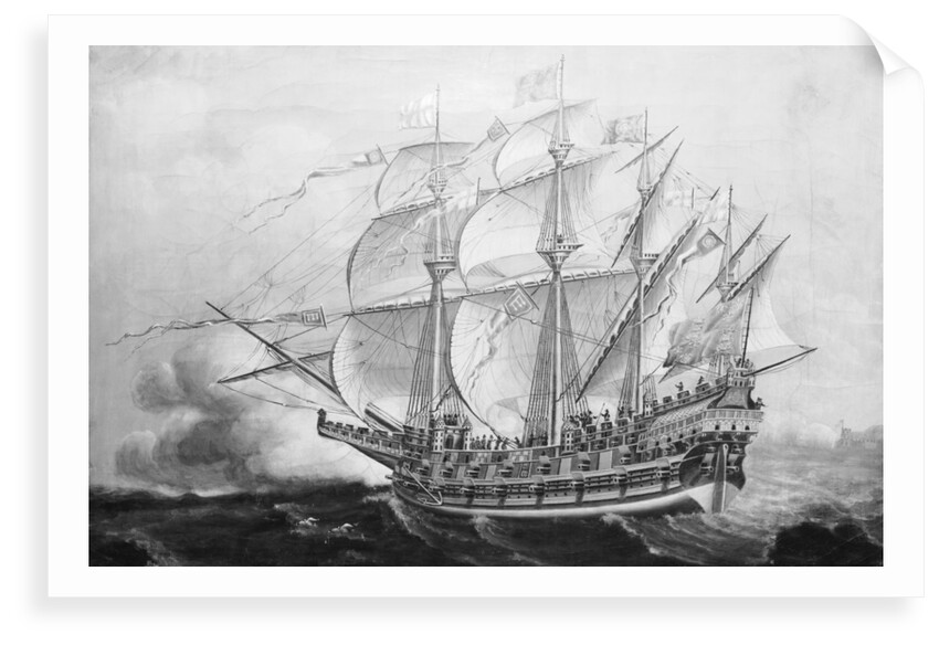 HMS 'Great Harry' by British School