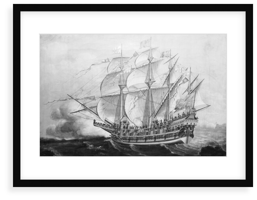 HMS 'Great Harry' by British School