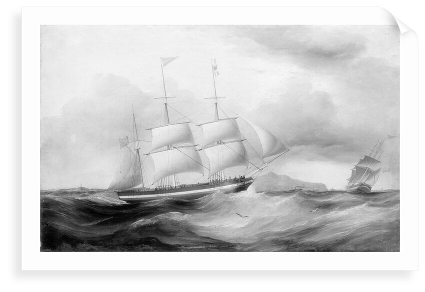 The barque 'Helvellin' (1826) by Samuel Walters
