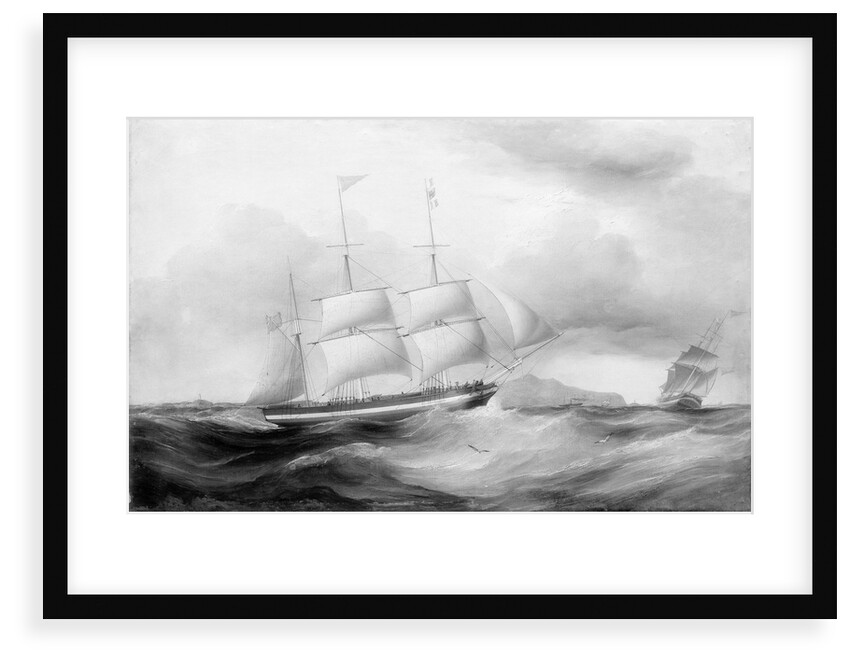 The barque 'Helvellin' (1826) by Samuel Walters