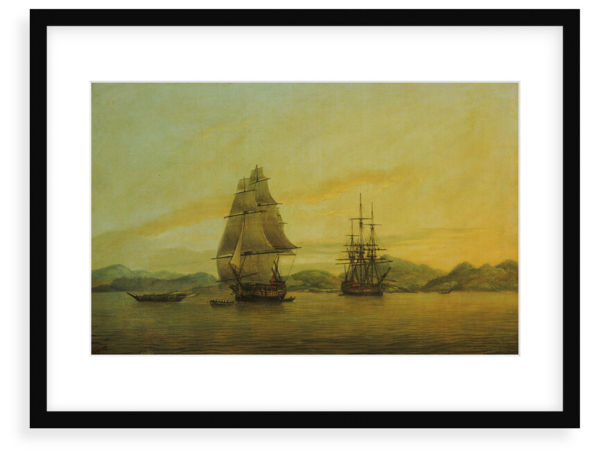 The East Indiaman 'Hindustan' and other vessels by Thomas Luny