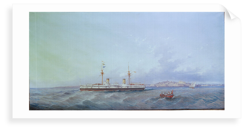 HMS 'Inflexible' by Luigi Galea