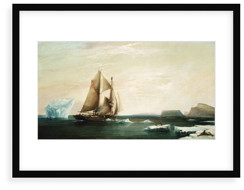 The yacht 'Isabel' on the first voyage into Smith Sound by George Chambers the Younger
