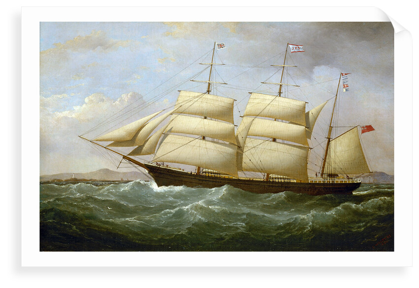 The barque 'Joseph Cunard' by Samuel Walters