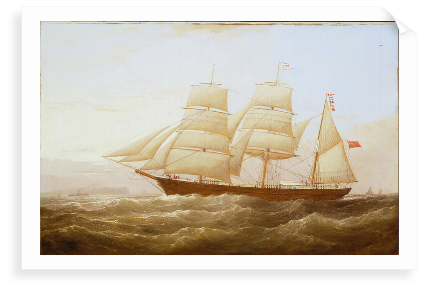 The barque 'J P Smith' by Samuel Walters