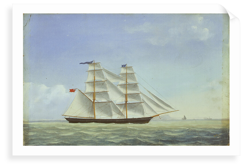The brig 'Martha Edmonds' by W. Pearn