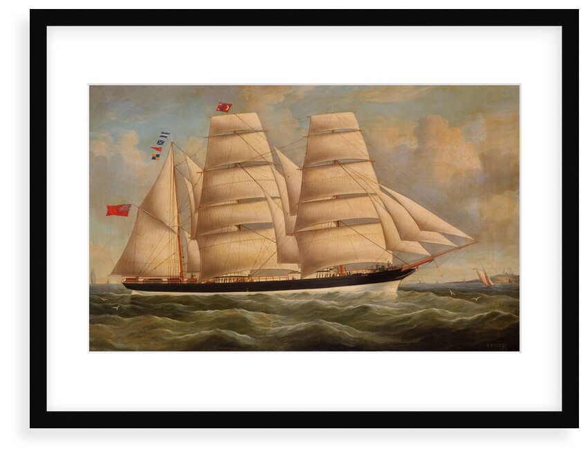 The barque 'Minero' by Richard B Spencer