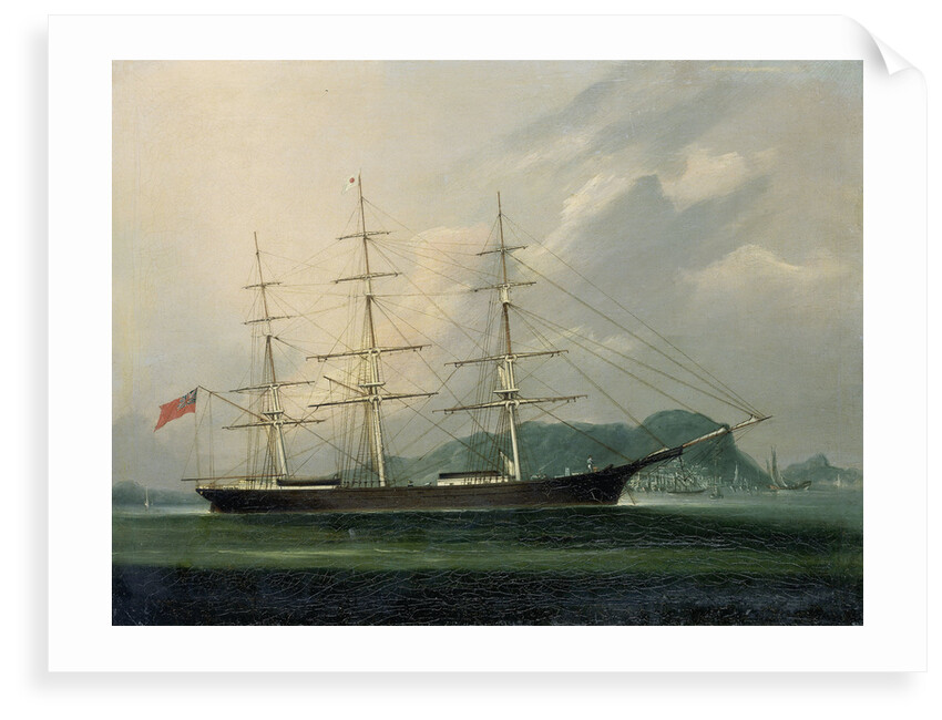 The ship 'Moravian' by Chinese School