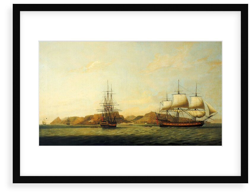 The East Indiaman 'Northumberland' off Saint Helena by Thomas Luny