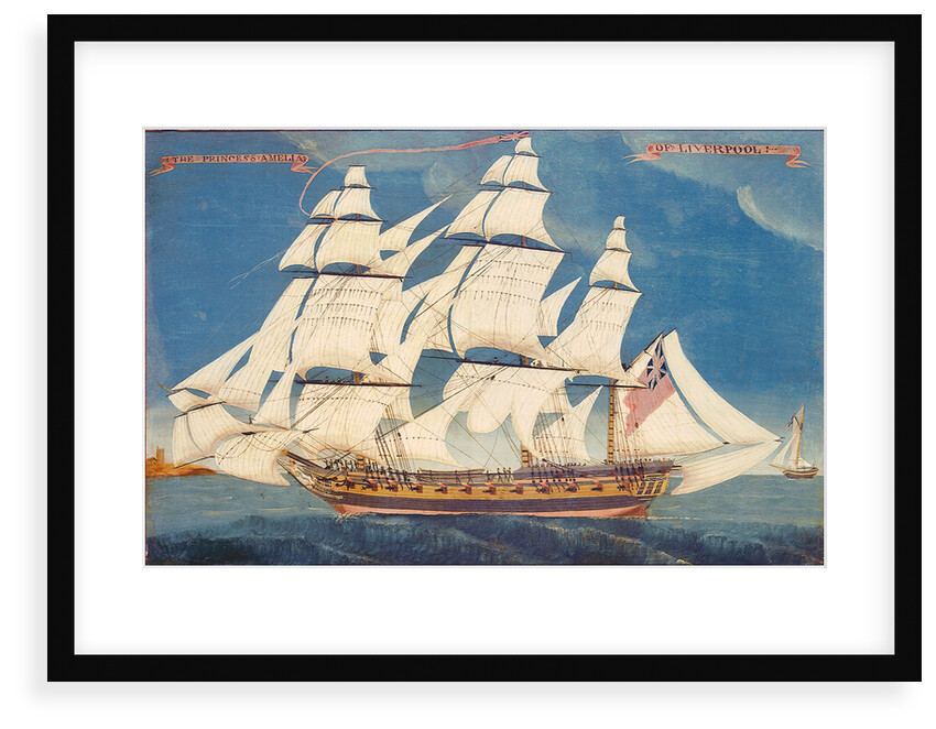 The packet 'Princess Amelia' by British School