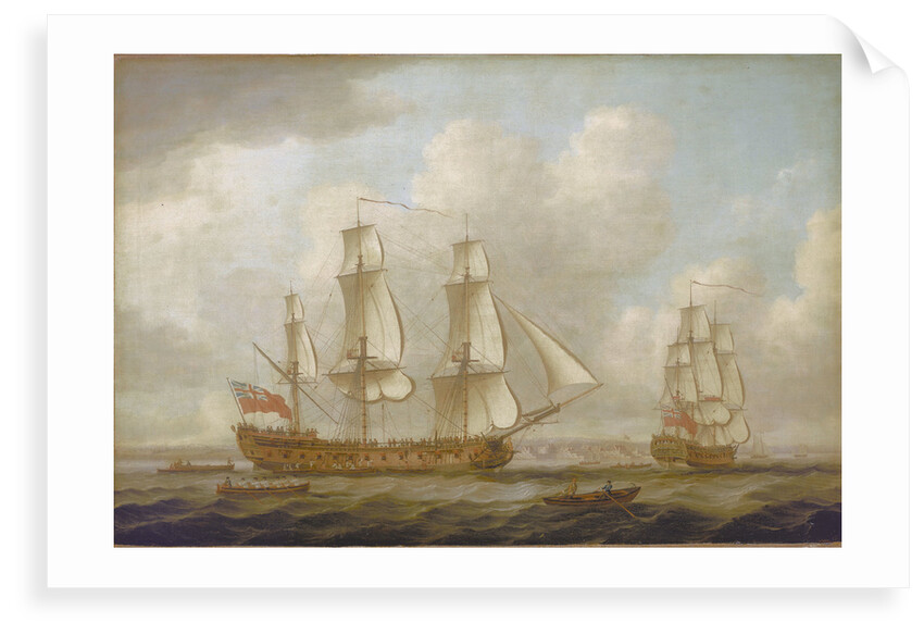 The East Indiaman 'Princess Royal' by John Cleveley