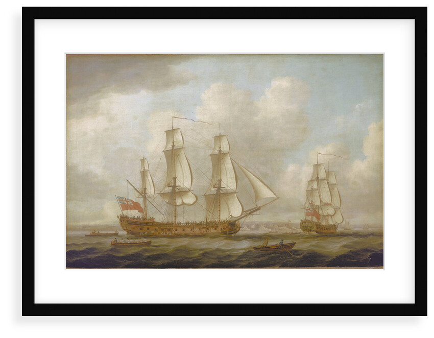 The East Indiaman 'Princess Royal' by John Cleveley