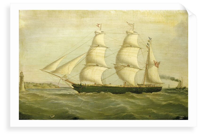 The barque 'Queen Bee' by Joseph Heard