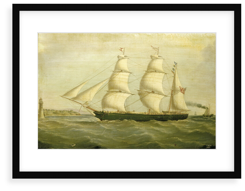 The barque 'Queen Bee' by Joseph Heard
