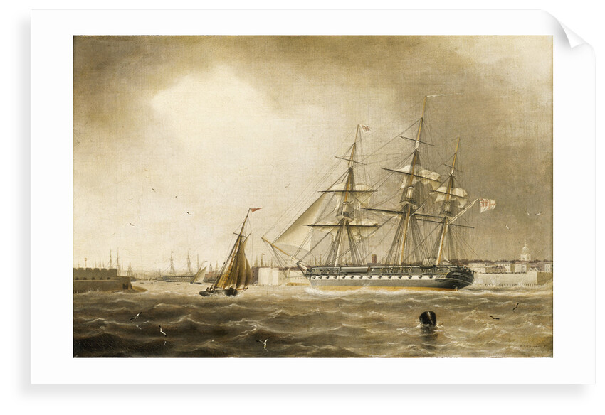 HMS 'Raleigh' by Robert Strickland Thomas
