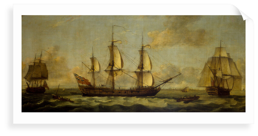 The Indiaman 'Royal Charlotte' by Robert Dodd