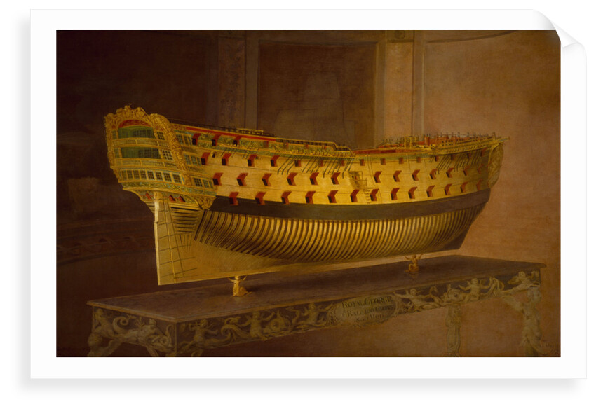 A model of HMS 'Royal George' by Joseph Marshall
