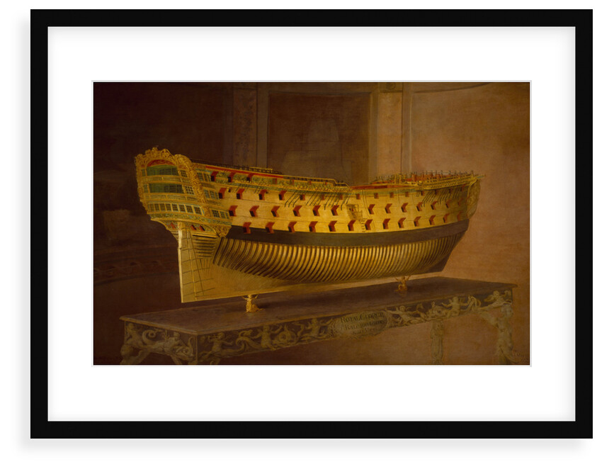 A model of HMS 'Royal George' by Joseph Marshall