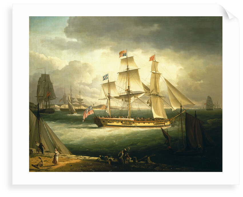 The 'Royal Sovereign' by John Thomas Serres