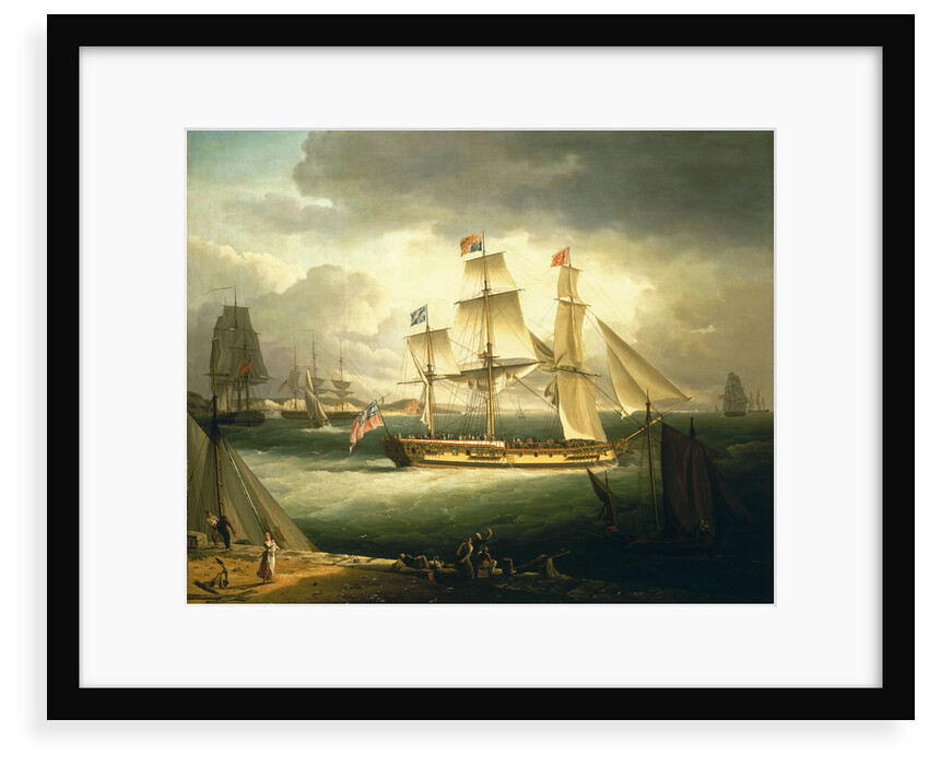 The 'Royal Sovereign' by John Thomas Serres