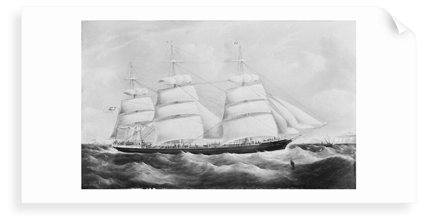 The clipper 'Scottish Chieftain' (1856) by Richard B Spencer