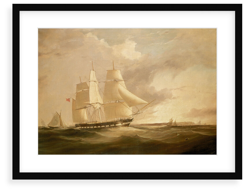 The ship 'Sir George Seymour' under way by W. Howard