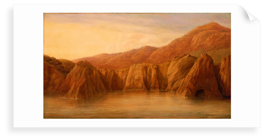 Salvage of stores and treasure from HMS 'Thetis' at Cape Frio by John Christian Schetky
