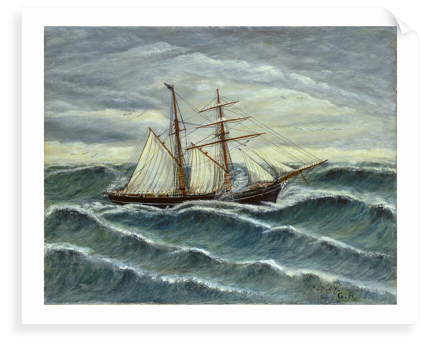 The schooner 'Touch-Me-Not' by G. R.