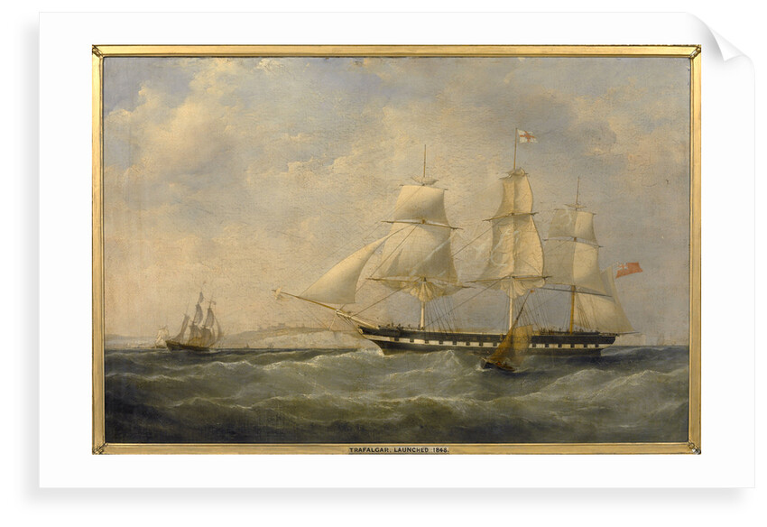 The East Indiaman 'Trafalgar' by William John Huggins